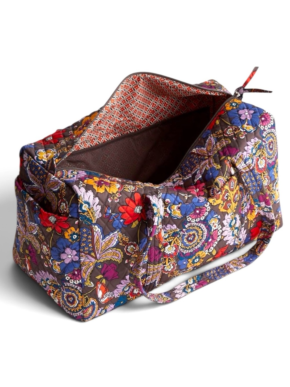 🌸Vera Bradley Duffel Premium Cotton - Picture 2 of 7